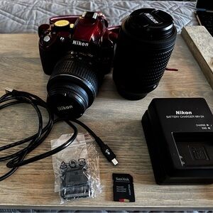 Red Nikon D3100